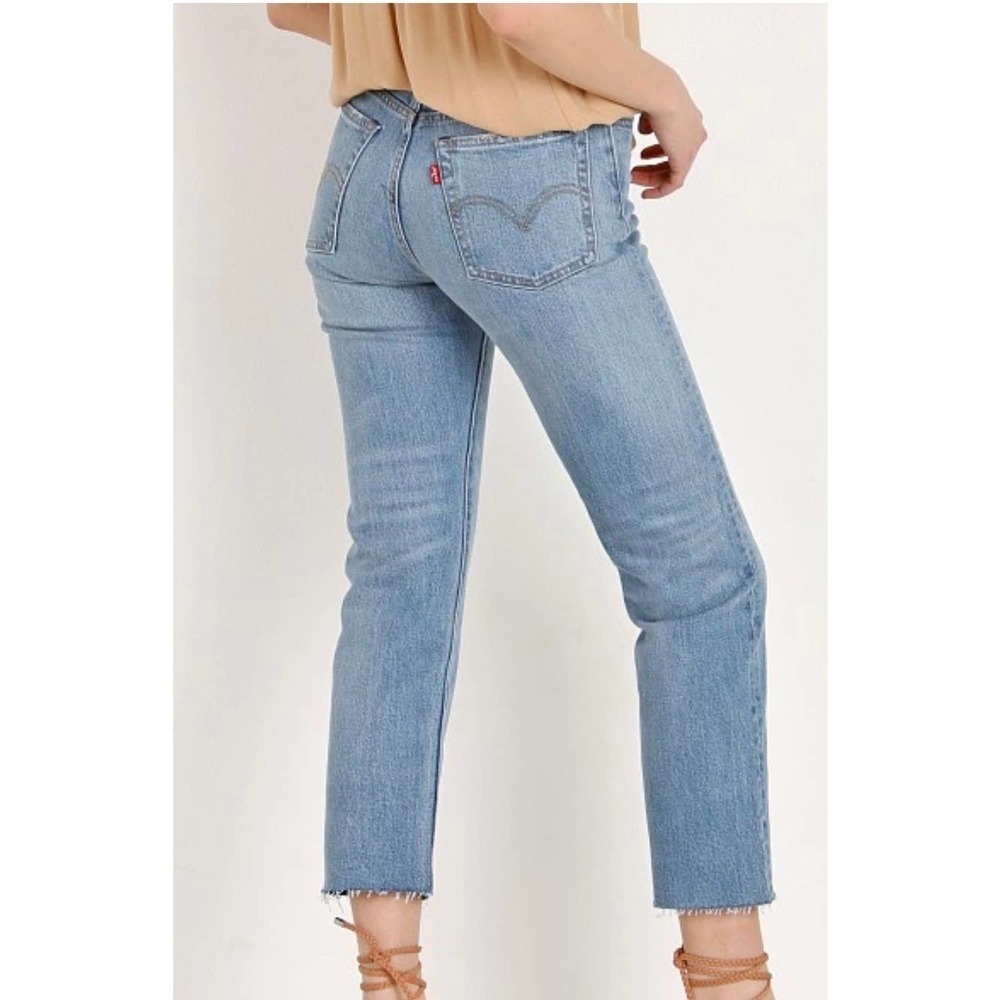 Levi's Wedgie Straight Leg Jean Rough Tide - Picture 3 of 4